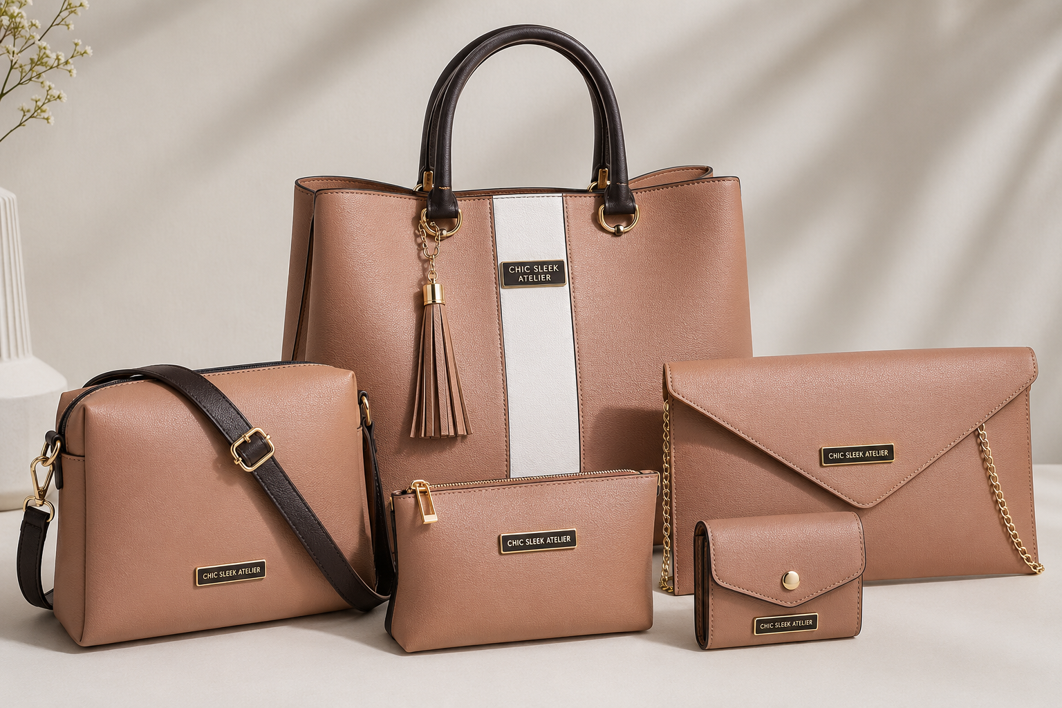 Mauve 5-Pc Set